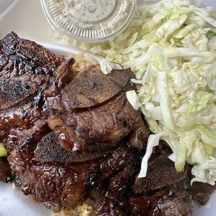 Kalbi plate. Unfortunately, mostly bones this round.