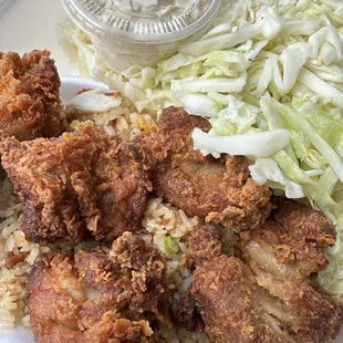 Island Fried Chicken plate