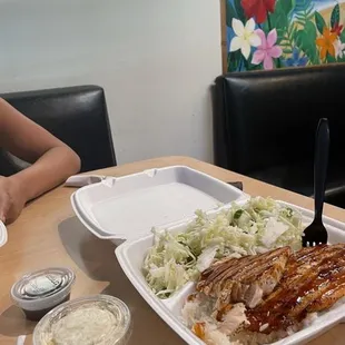 salmon teriyaki plate