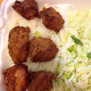 Island Style Fried Chicken Plate