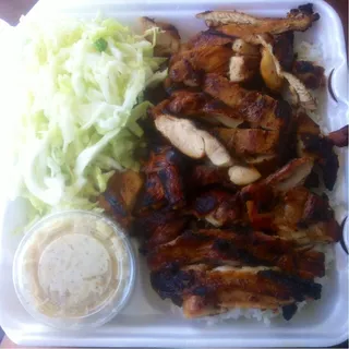 Korean Barbequed Chicken Plate