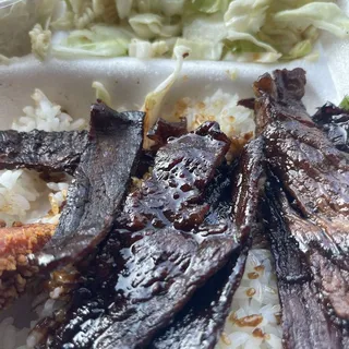 Korean Barbequed Beef Plate