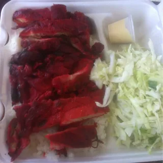 Barbecued Char Siu Chicken Plate