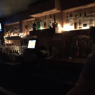 a man sitting at a bar