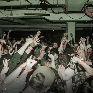a crowd of people at a concert