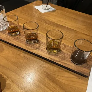 Whiskey flights