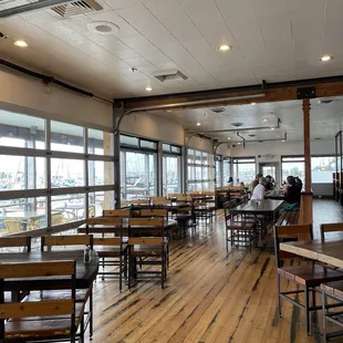 a view of the restaurant from the dining room