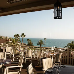 Covered patio dining