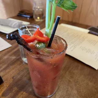Scratch made Bloody Mary
