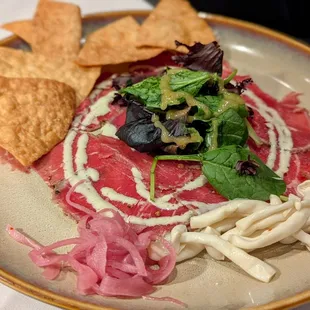 December 8, 2024; Beef Carpaccio ($35).
