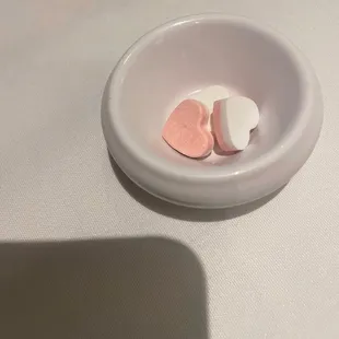 a bowl of pills