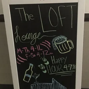 a blackboard with chalk writing on it