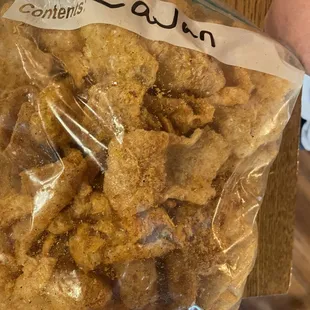 Cajun Pork Rinds.