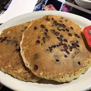 Chocolate chip pancakes