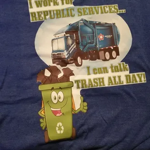 I love my t shirts for work. Will definitely be ordering for future projects.