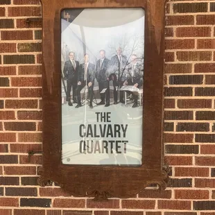 A 5 man quartet...? (I later learned the fifth was the pianist)