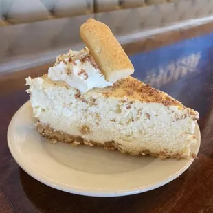 Tiramisu cheesecake!  Cheesecakes rotate daily.
