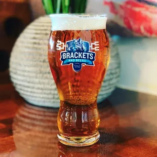 We are getting you ready for March Madness with this weeks Pint Night. Come get a Boston Lager tonight and take this cool glass home.