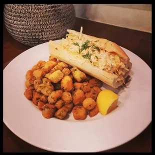 Just in time for Mardi Gras our Chef Special this week is a Fried Catfish PoBoy served on a toasted baguette, with coleslaw and remoulade