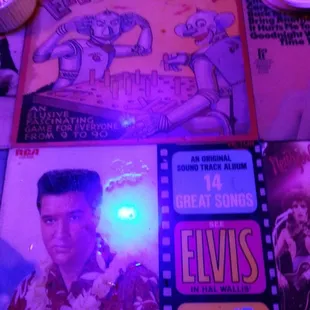 The Bar itself is a seriously cool LP record collection.