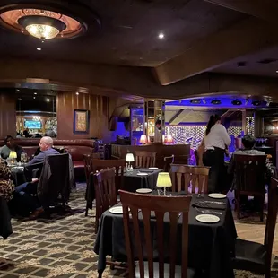 the dining area