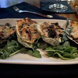 Oysters Rockefeller
