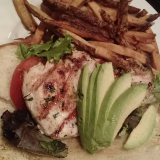 Grilled Chicken and Avocado Sandwich
