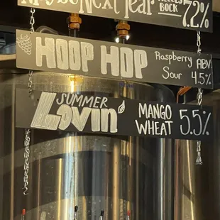 Our awesome bartender recommended mixing the Hoop Hop &amp; Summer Lovin&apos; for a tasty  bevy