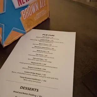 Lone goat food menu.