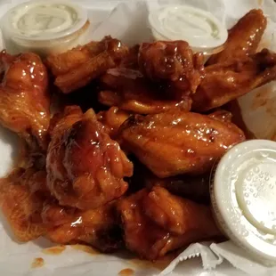 50 cent wings on Mondays - Wings in Thai Sauce