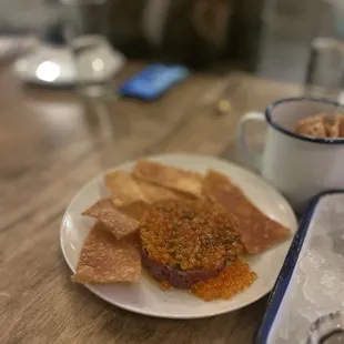 Surf and turf tartare