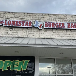 the front of the restaurant