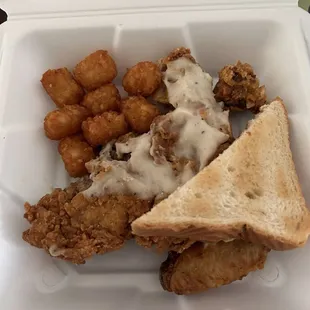 This is how much I had left after splitting it with my mom and eating my fill.