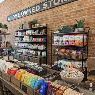 Lots of great local candies to go, souvenirs and stickers
