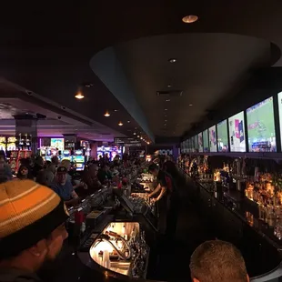 Inside the D Hotel and Casino... I've got to say it's pretty cool