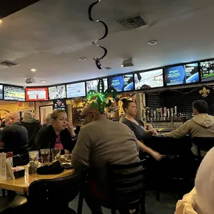 people sitting at tables