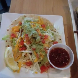 Fish Taco Plate