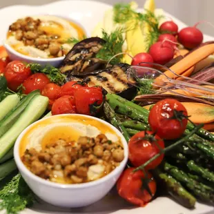 Crudite platter