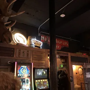 A look towards the back - hey, they have slot machines.