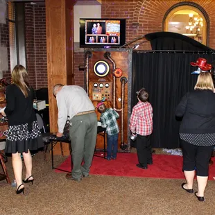 Our Vintage Time Machine Photo Booth At A Wedding.