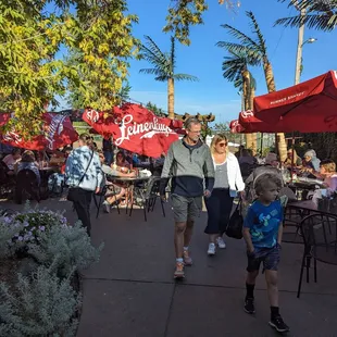 Outside seating area