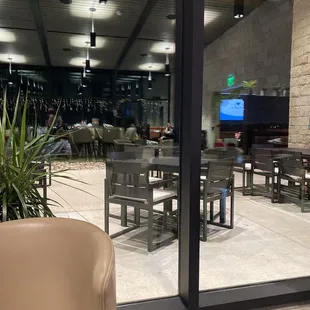 Lookout restaurant at night