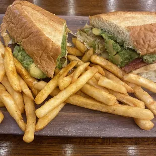 ScissorTail sandwich and fries