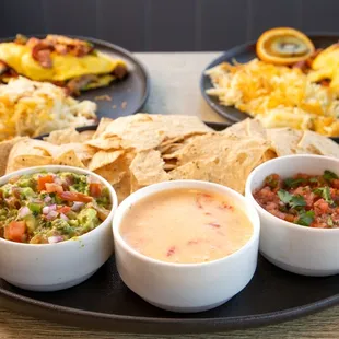 a variety of mexican dishes