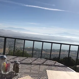 Delicious food with a breathtaking view!