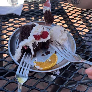 Triple Layer Dark Chocolate Cake