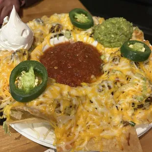 Beef nachos