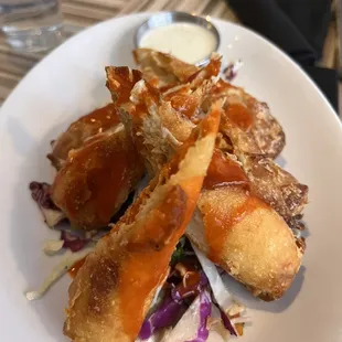 BUFFALO CHICKEN WONTONS