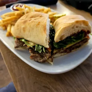 Tri-tip sandwich, very tasty!
