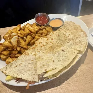 Breakfast quesadilla